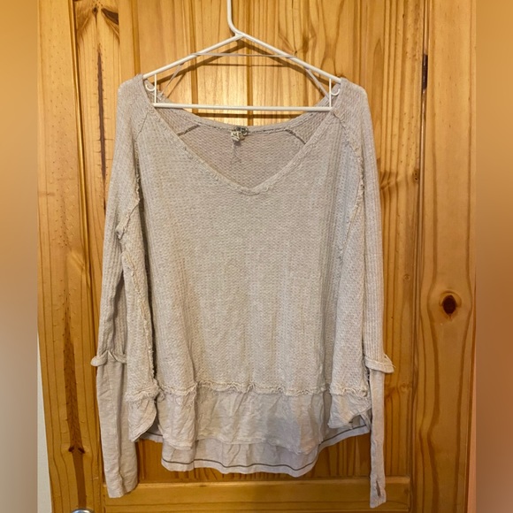 Free People Waffle Thermal - Picture 1 of 3